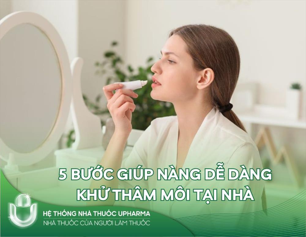 5 bước giúp nàng dễ dàng khử thâm môi tại nhà