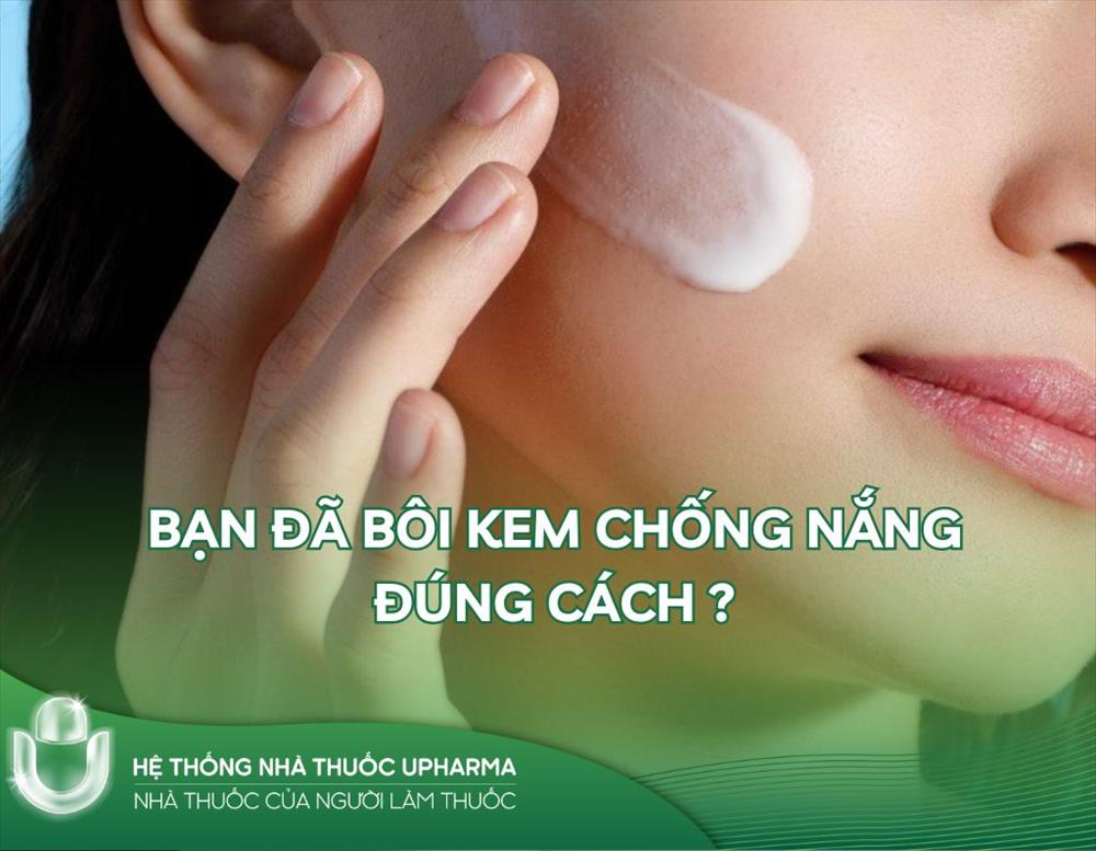 Bạn đã bôi kem chống nắng đúng cách?