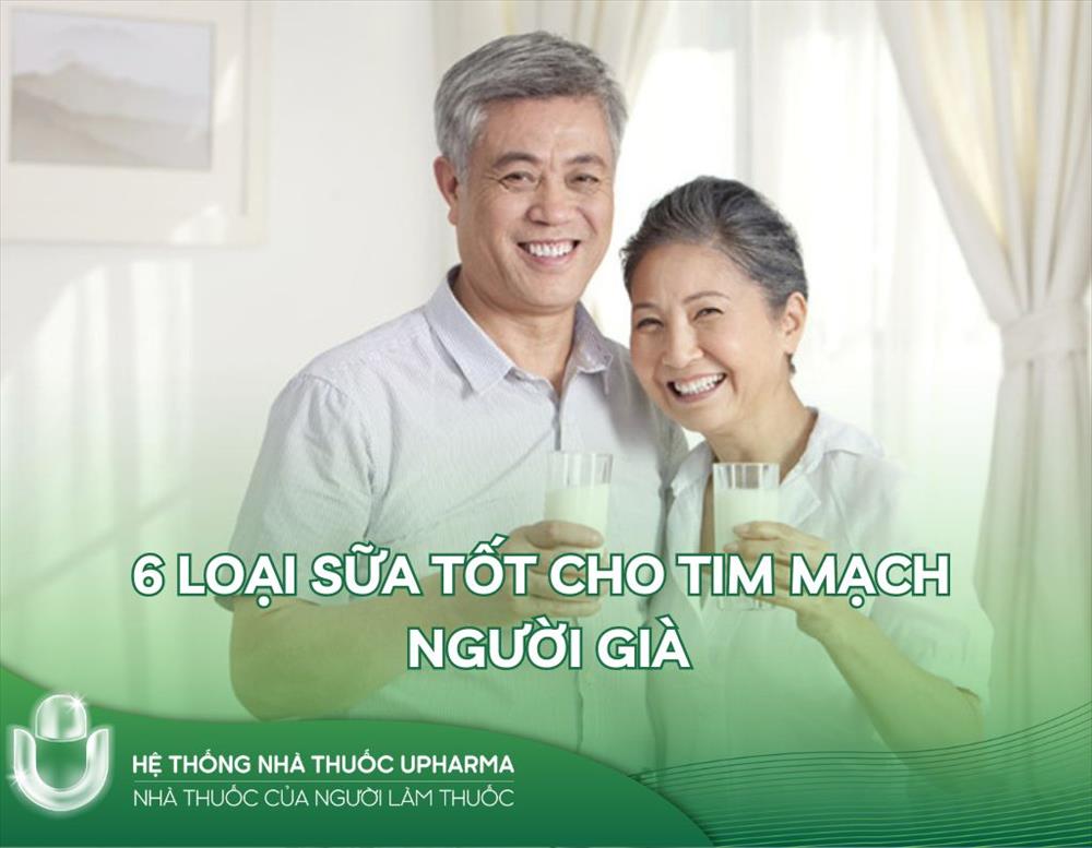 6 loại sữa tốt cho tim mạch người già