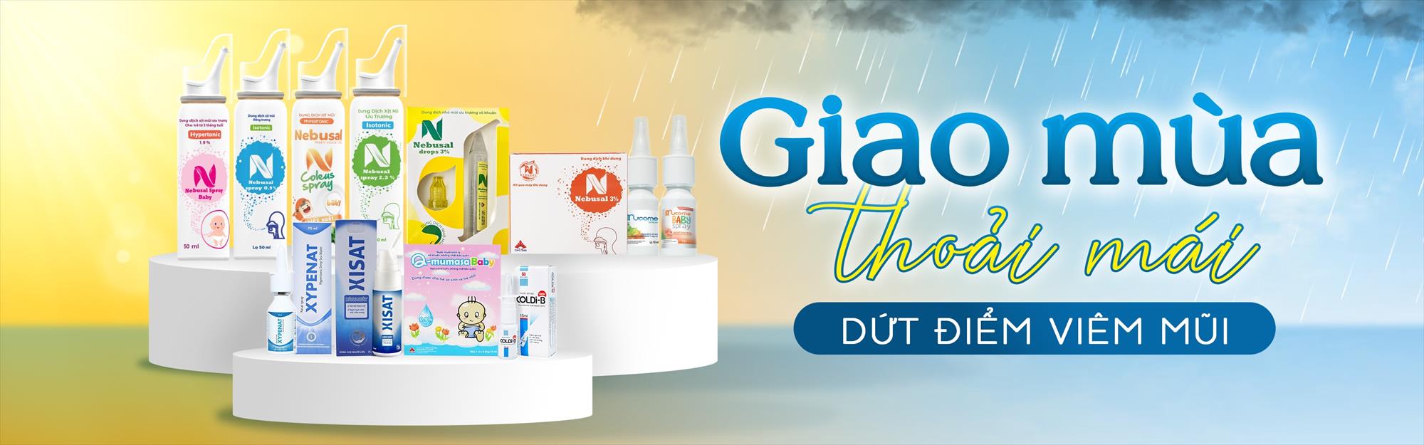 Giao mùa thoải mái - Dứt điểm viêm mũi