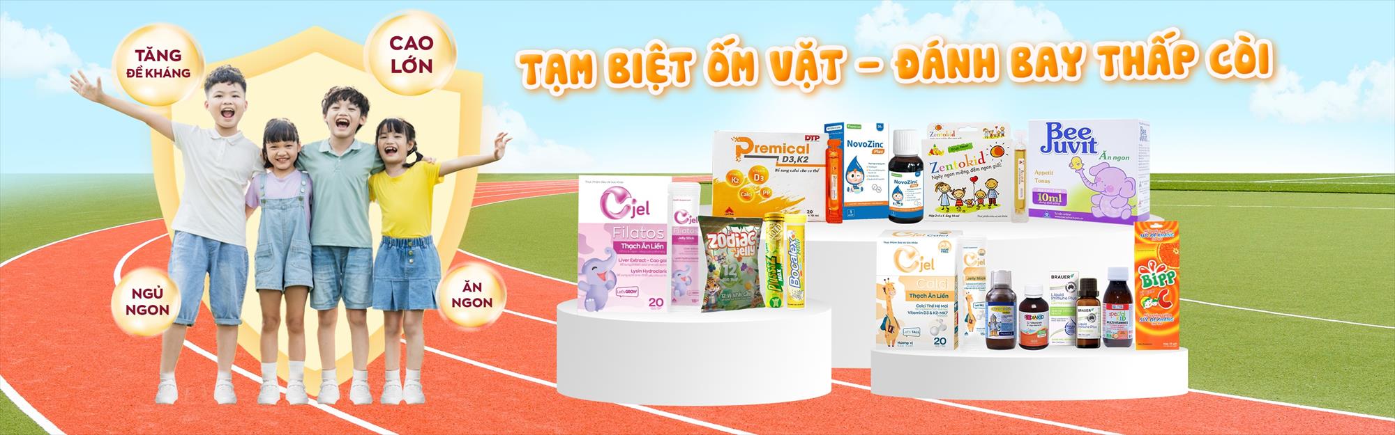 Tạm biệt ốm vặt - Đánh bay thấp còi